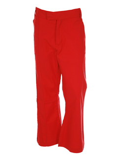 ikks pantacourts fille de couleur rouge