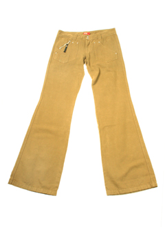 diesel pantalons fille de couleur kaki