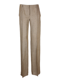 maxmara pantalons femme de couleur beige