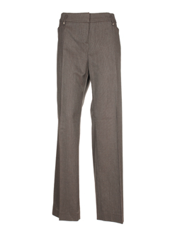 atika pantalons femme de couleur marron