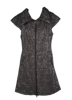lauren vidal robes femme de couleur marron
