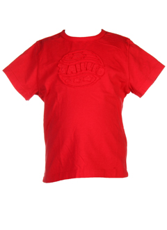 taille 0 t-shirts fille de couleur rouge