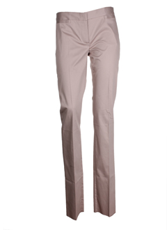 sportmax pantalons femme de couleur cafe au lait
