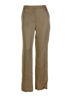 ikks pantalons femme de couleur camel