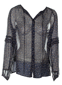 0039 italy chemises femme de couleur bleu fonce
