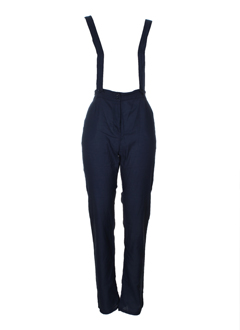 dept pantalons femme de couleur bleu fonce