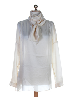 sportmax tuniques femme de couleur ivoire