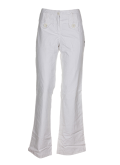 double one peace pantacourts femme de couleur blanc