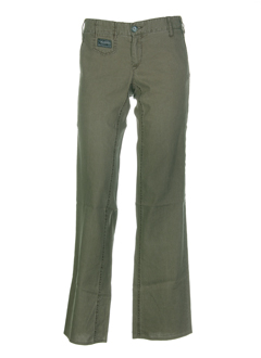 herrlicher pantalons femme de couleur kaki