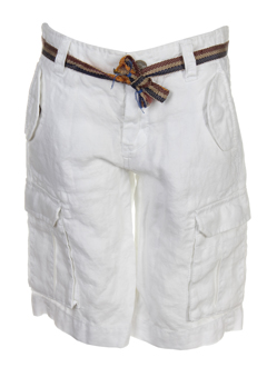 schott pantacourts garçon de couleur blanc