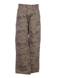 ddp pantalons garçon de couleur kaki