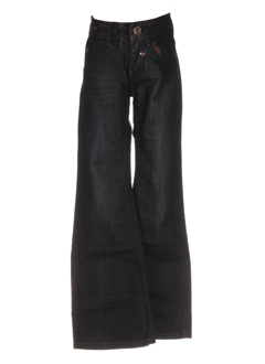 ddp pantalons fille de couleur bleu fonce