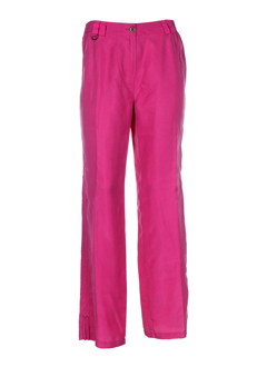 apriori pantalons femme de couleur fuschia