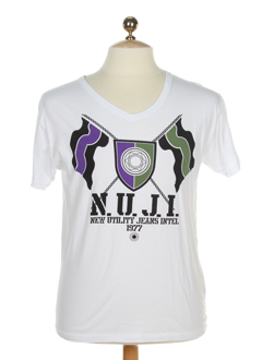 jack EFFI_CHAR_1 jones t-shirts homme de couleur blanc