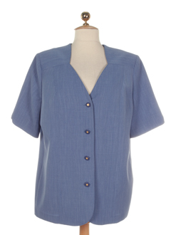 lisa chesnay vestes femme de couleur bleu fonce