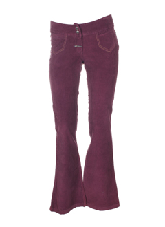 gotcha pantalons femme de couleur violine