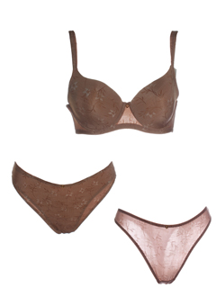 lizetta lingerie femme de couleur beige