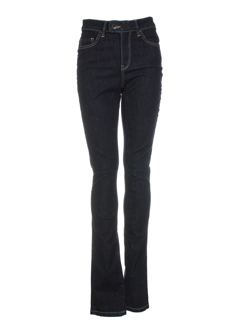 esprit jeans femme de couleur bleu fonce