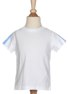 3 pommes t-shirts garçon de couleur blanc