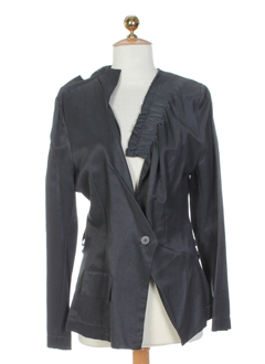 leïko vestes femme de couleur gris acier