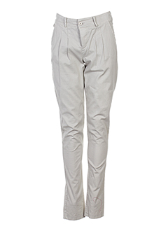 gallice pantalons femme de couleur beige