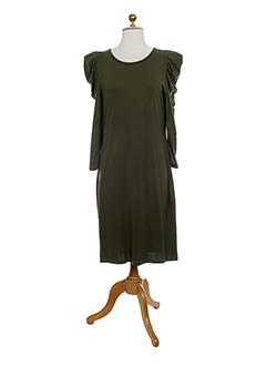 jus d'orange robes femme de couleur kaki