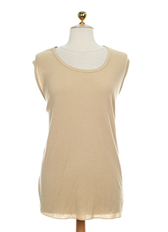 donna bella chemises femme de couleur beige