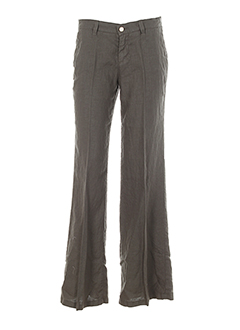 trussardi jeans pantalons femme de couleur gris