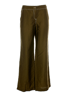 bleu blanc rouge pantalons femme de couleur marron
