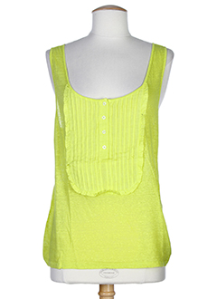 120 et lino tops femme de couleur jaune (photo) 120 et lino tops femme de couleur jaune (photo)