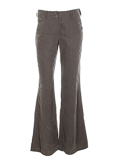 nathalie chaize pantalons femme de couleur kaki