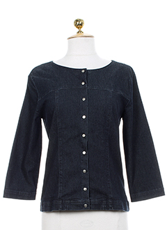 new man vestes femme de couleur bleu fonce