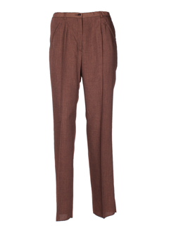 kiplay pantalons femme de couleur marron