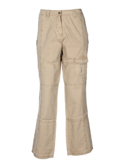 kiplay pantalons femme de couleur beige