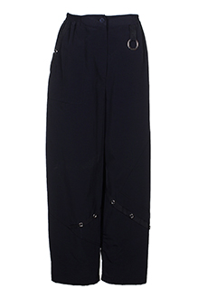 kakie pantalons femme de couleur noir