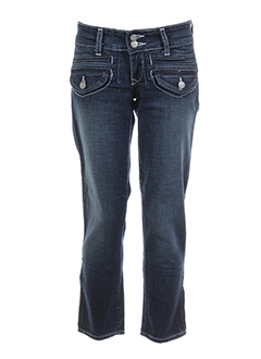 blue cult pantacourts femme de couleur bleu