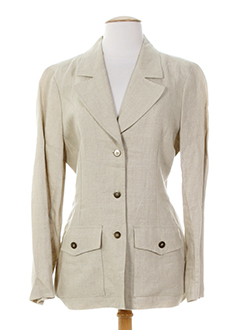 francois favel vestes femme de couleur beige
