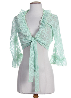 zone bleue vestes femme de couleur vert