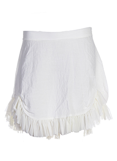 zone bleue jupes femme de couleur blanc