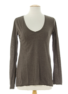 charlie joe t-shirts femme de couleur marron