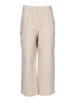 kiplay pantalons femme de couleur beige