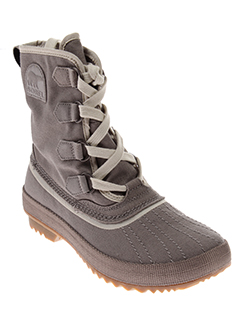 sorel chaussures femme de couleur gris
