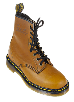 dr martens chaussures femme de couleur marron
