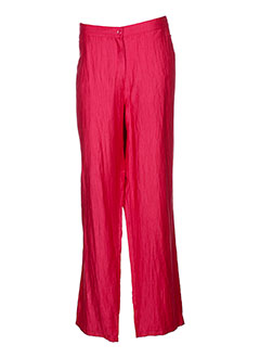 my way pantalons femme de couleur rouge