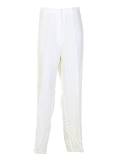 jean gabriel pantalons femme de couleur beige