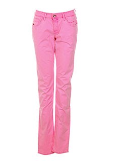 teddy smith pantalons fille de couleur rose