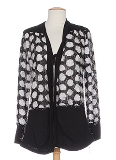double jeu gilets femme de couleur noir