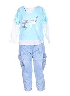 3 et pommes t et shirt et pantalon enfant de couleur bleu (photo) 3 et pommes t et shirt et pantalon enfant de couleur bleu (photo)