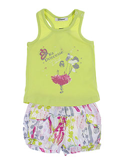 3 et pommes t et shirts et shorts fille de couleur vert (photo) 3 et pommes t et shirts et shorts fille de couleur vert (photo)
