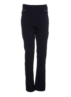 double jeu pantalons femme de couleur noir